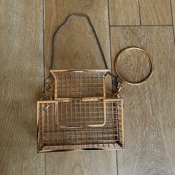 Rose Gold Martine Ali Cage Bag - Picture 8 of 13